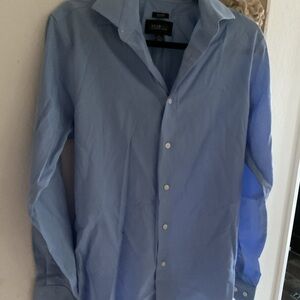 Kenneth Cole Light Blue Slim Fit Shirt
